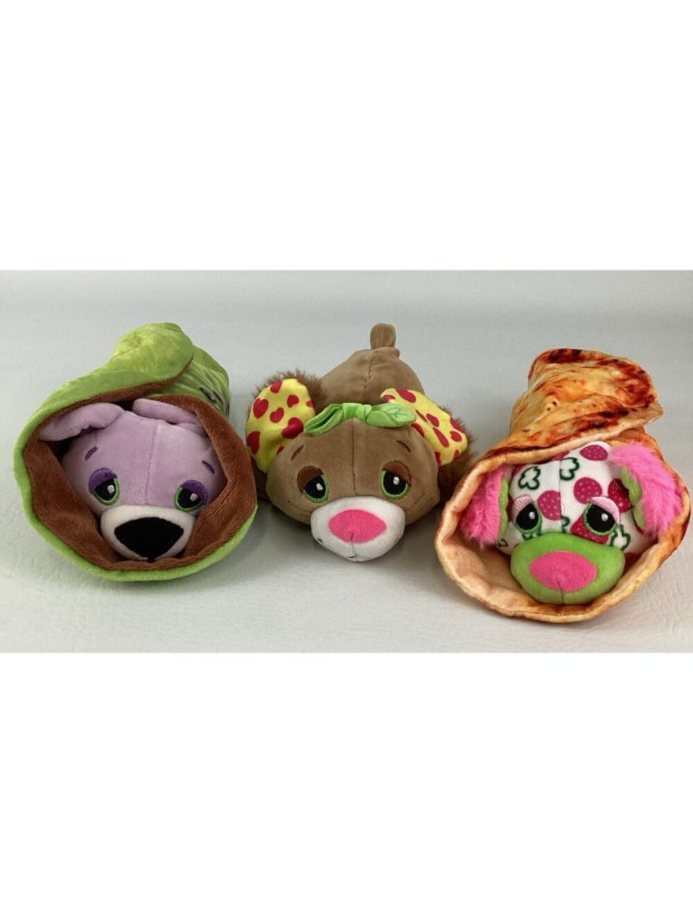 Cutetitos Plush Stuffed Animal Toy Lot Wraps Basilito Mouse Pizzaitos Peppito